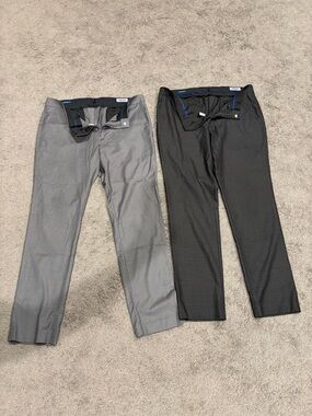 Men's Dress Pants - Gray and Charcoal 36x32